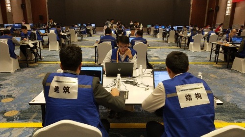 現(xiàn)代魯班賽技能 江蘇首屆建筑施工BIM技術(shù)應用職業(yè)技能競賽在如皋舉行