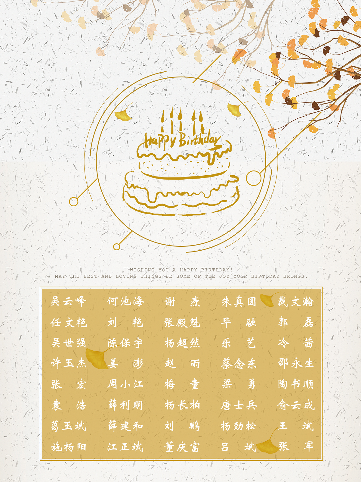 【生日祝福】恭祝9月生日的員工生日快樂！